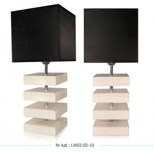 Lampa nocna/stołowa LW02 BIAŁA Lightwood
