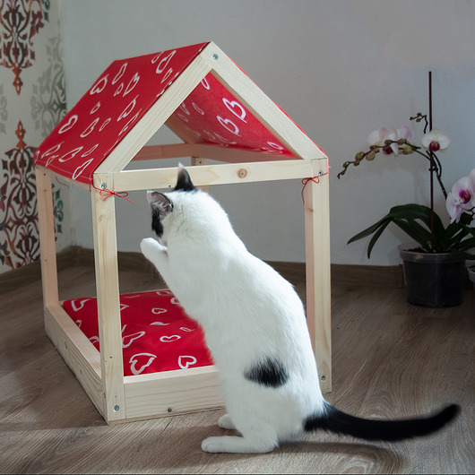 Domek "Sweetheart", legowisko, dla psa lub kota kociedobrocie