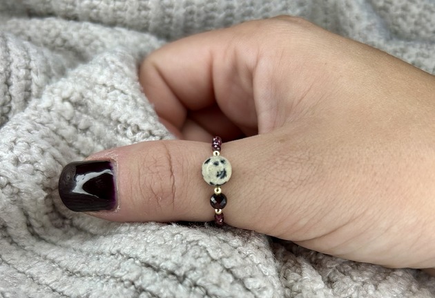 pierścionki elastyczne Pierścionek Tętniąca życiem