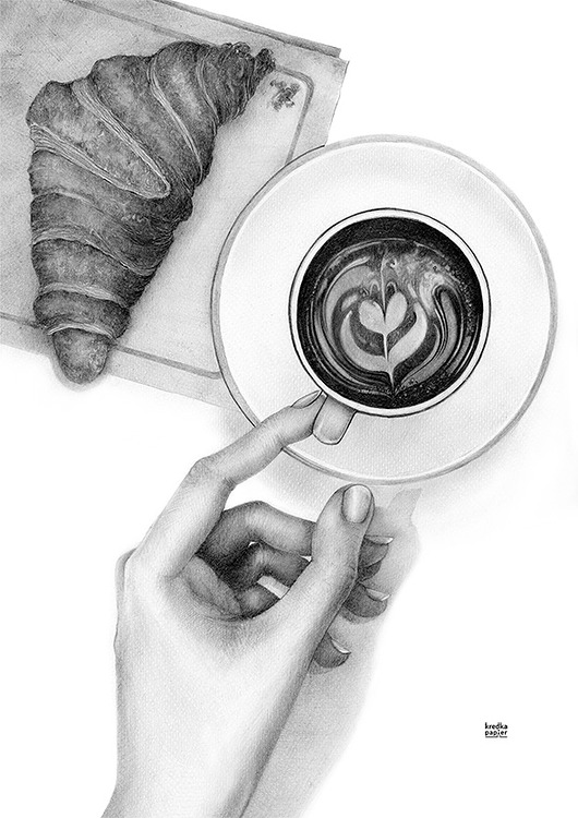 plakaty Plakat Croissant