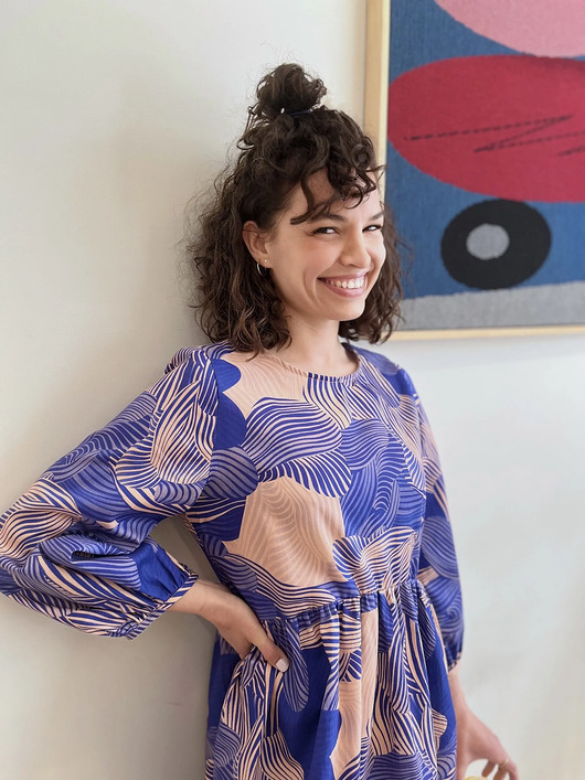 sukienki midi damskie Sukienka Hokusai