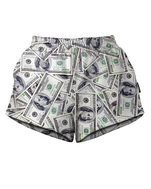 szorty damskie Shorty Spodenki Damskie DR.CROW Hundred Dollars