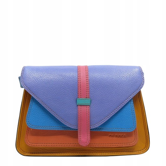 torby na ramię Torebka damska klasyczna elegancka skórzana na ramię pasek OLIVKA