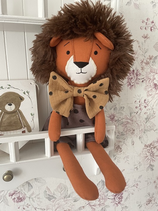 misie i maskotki Maskotka Lew Antoś 45 cm