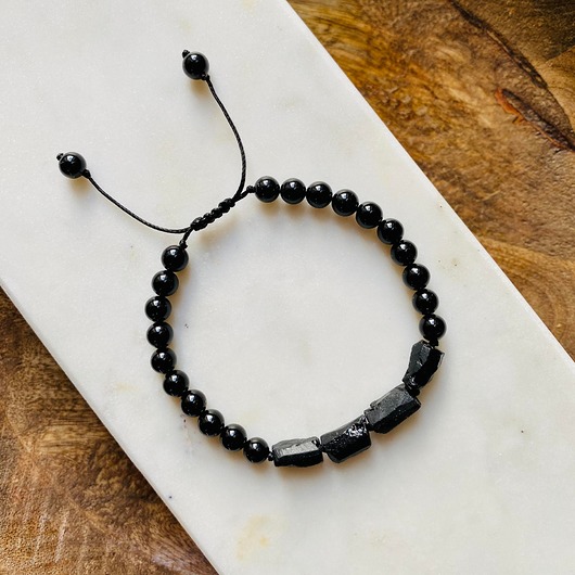biżuteria męska Amulet Ochronny Turmalin Bransoletka Ochronna