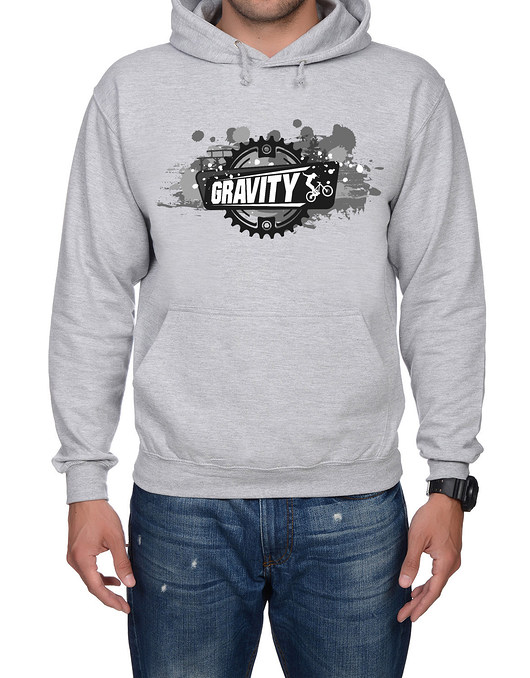 Bluza kaptur dwustronny nadruk kangur GRAVITY studioixi