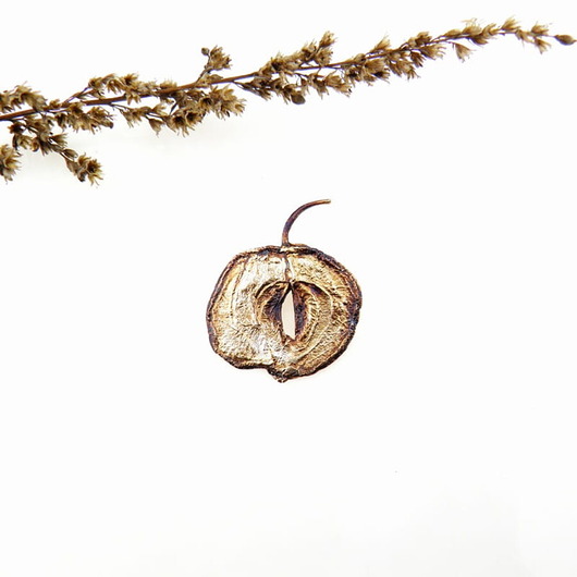 broszki Broszka srebrna- Jabłuszko małe