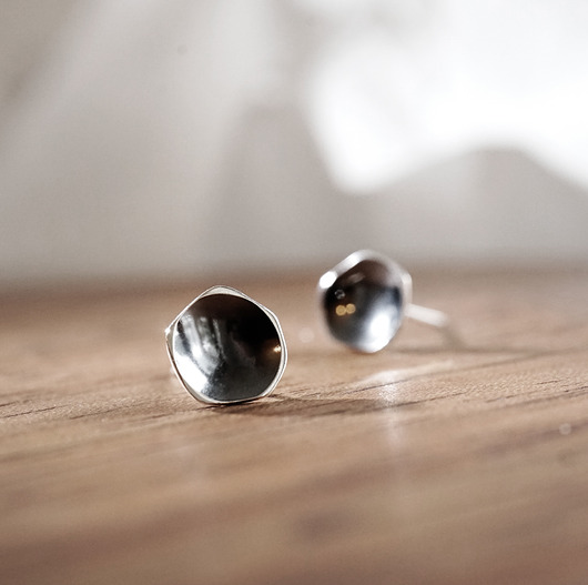 kolczyki srebrne Kolczyki srebrne płatki