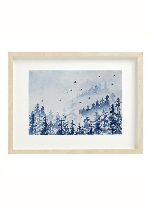 ORYGINAŁ 15 x 21 cm - Akwarelowy pejzaż No.6 Gosia Sendlewska