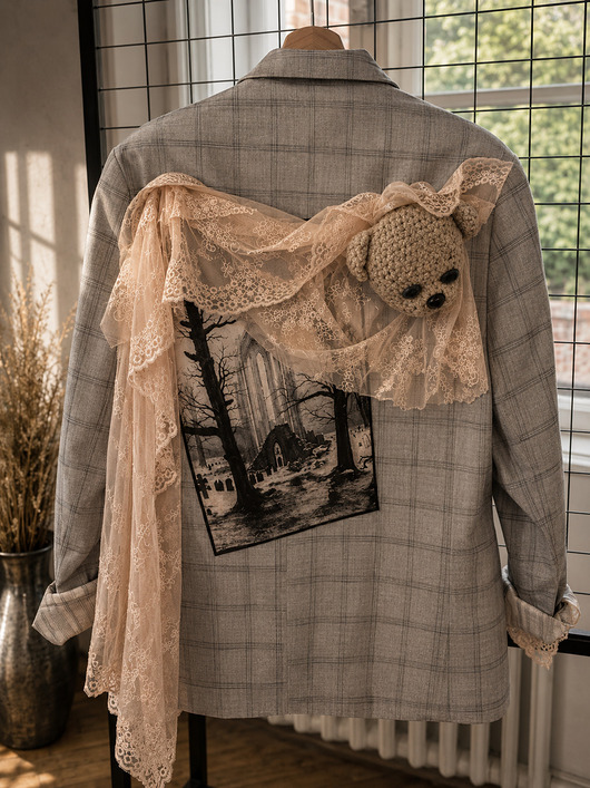marynarki damskie Ghost Story Blazer One of One Upcycled Pako Lorente XS-L