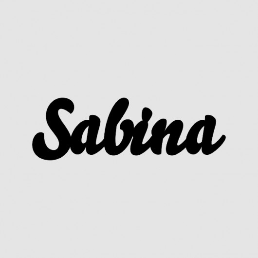 Napis Drewniany 3D SABINA LOVINA PRINTS