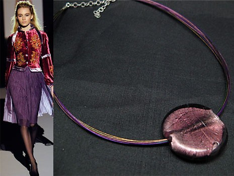 Naszyjnik >Moroccan Velvet< Marta Latawiec