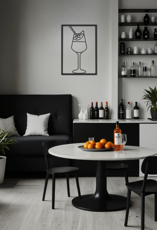Ozdoby na ścianę Metalowy obraz Aperol I