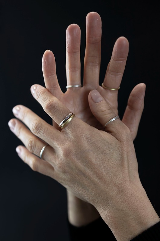 pierścionki srebrne SIS/ glossy silver ring