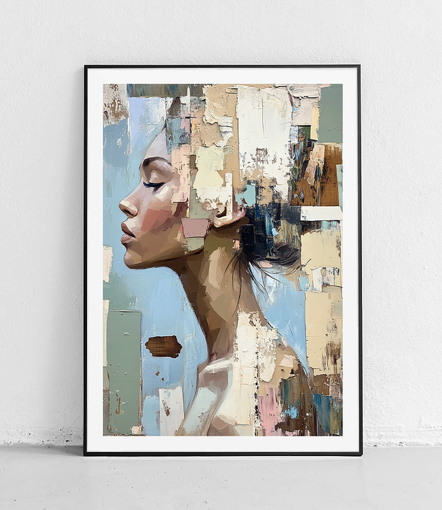 plakaty Plakat Kolory w artystycznym chaosie