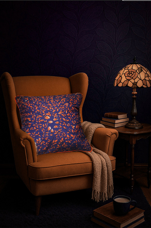 poduszki, poszewki - różne PODUSZKA dekoracyjna autorski wzór jesienne liście