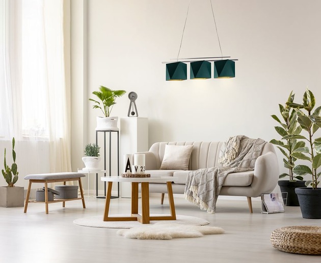 Żyrandol do kuchni MALIBU GOLD LYSNE