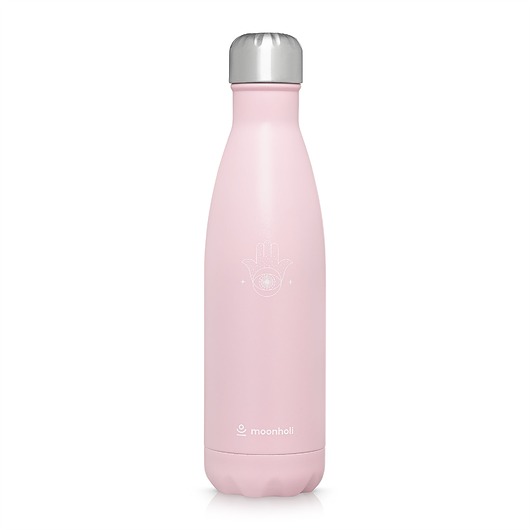 butelki wielorazowe Butelka termiczna HAMSA pink candy