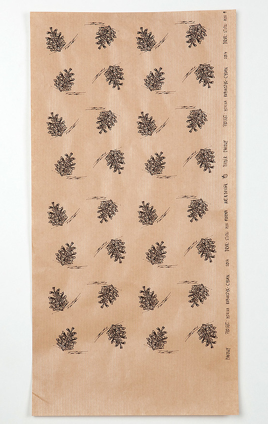 Drukowany papier pakowy - 5 różnych wzorów Studio Mini Forma