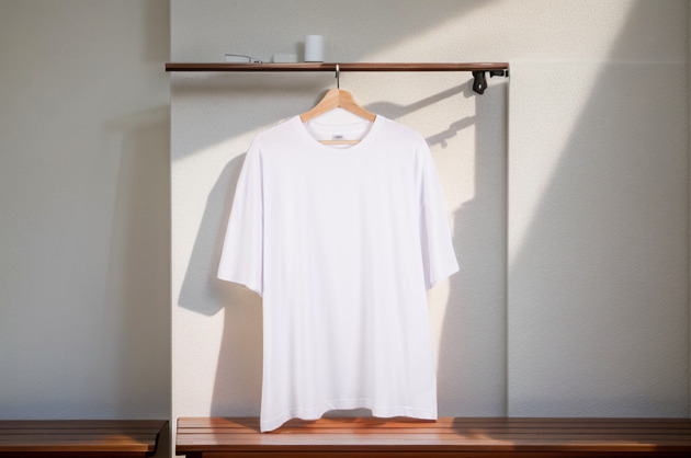 t-shirt damskie Biała Unisex Oversize T-Shirt Basic