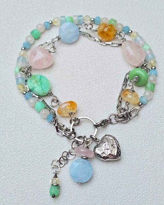 bransoletki z kamieni naturalnych Bransoletka Kamykowy Optymizm