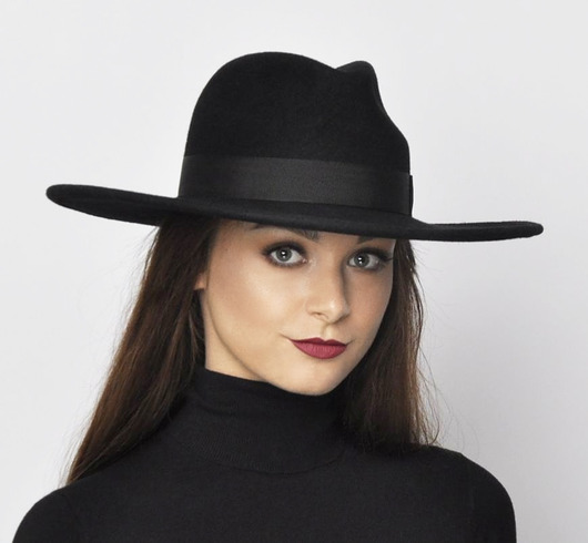 kapelusze damskie Kapelusz damski MONTANA duże rondo