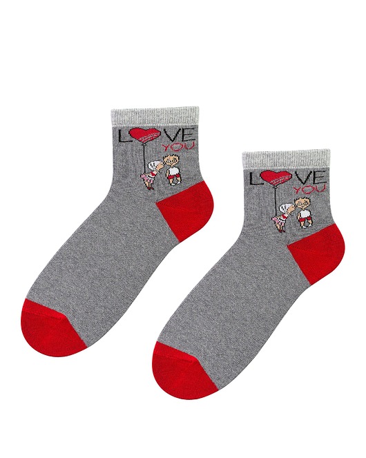 Skarpetki damskie Walentynki Love Popsox