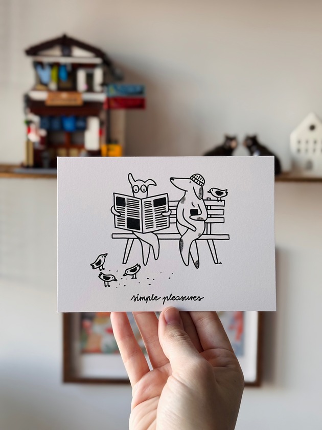 grafiki i ilustracje Simple pleasures