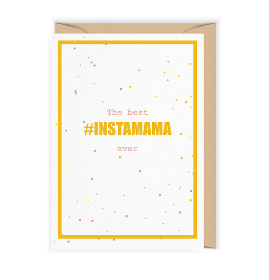 Kartka na Dzień Mamy dla #instamamy Cudowianki
