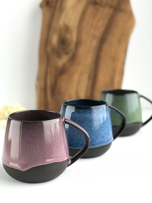 kubki Kubek Beczułka ręcznie robiony - zestaw dla 3 osób