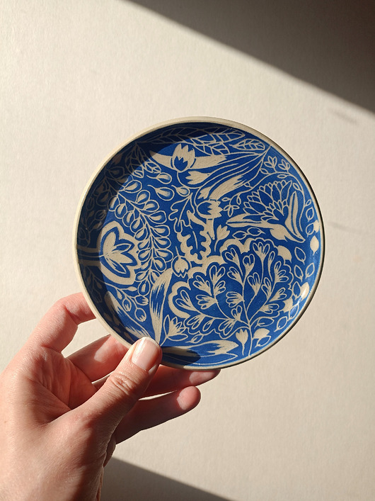 patery i talerze Talerzyk niebieski nr 1