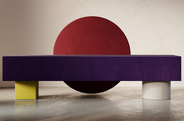 sofy i szezlongi Sofa tapicerowana LE CORBUSIER COLORS