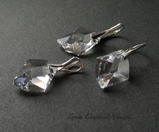 kryształ Swarovski - komplet Gosia Chruściel-Waniek