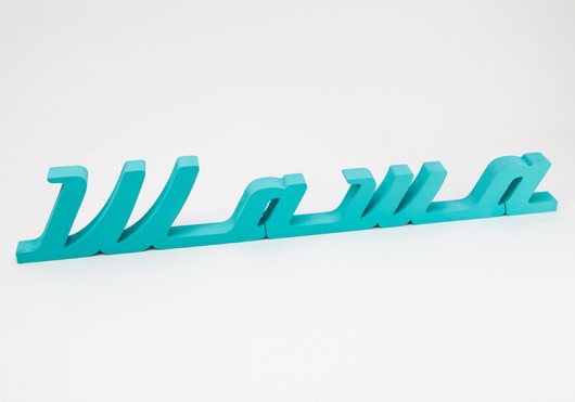 Wawa retro morska - napis 3D, 100x16cm Ledon