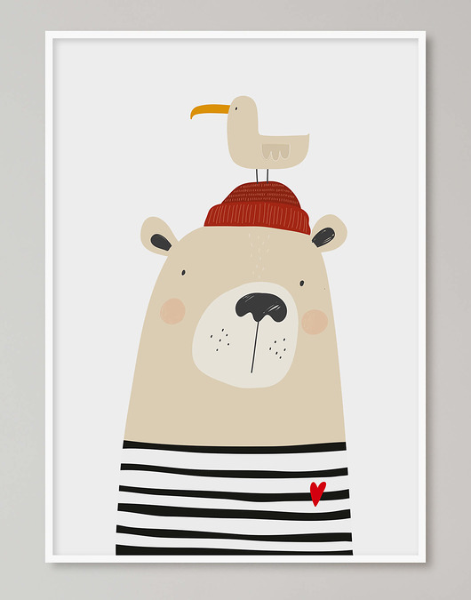 obrazy i plakaty do pokoju dziecięcego Plakat skandynawski