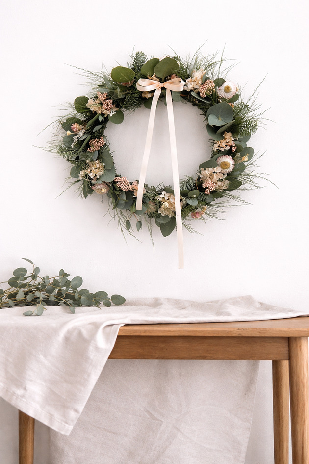 Ozdoby na ścianę Wianek wiosenny