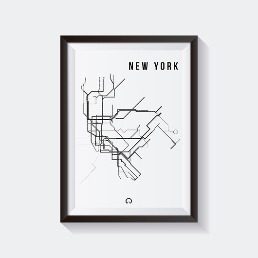 plakaty Plakat NOWY JORK metro