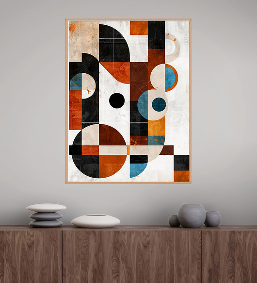 plakaty Geometria natury - Plakat, druk - Minimalizm, Boho, Loft #117