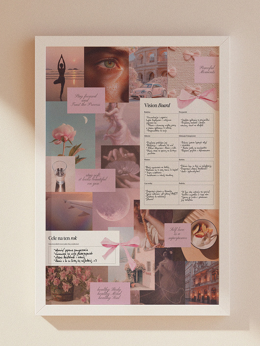plakaty Plakat Vision Board - Twoja własna Mapa Marzeń