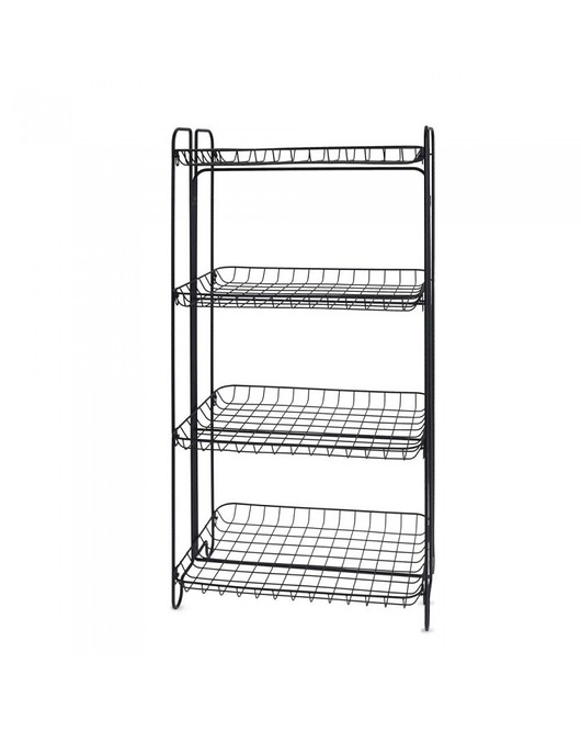 Regał Stojak Z 4 Półkami Metalowy MIA home