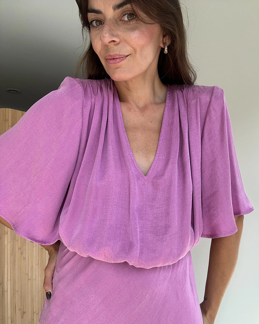 sukienki maxi damskie Sukienka Power pastel rose