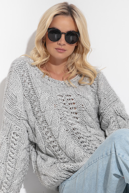 swetry damskie  Gruby sweter F1318