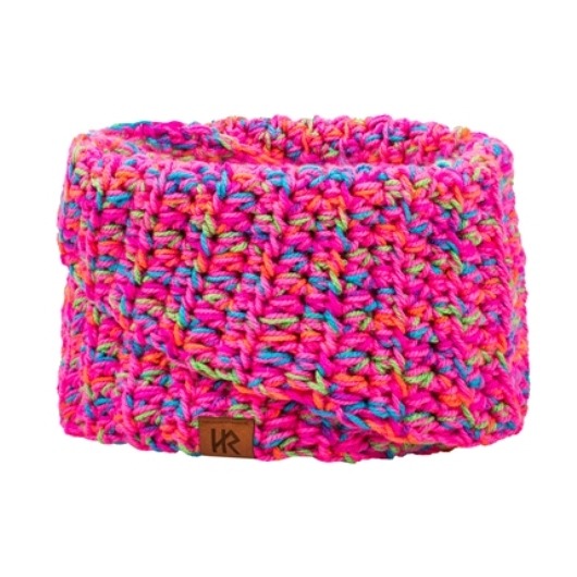 Komin szal ręcznie dziany KRAFF'8 handmade hauer