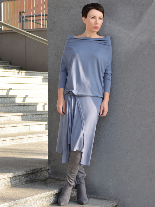 BLUZKA  STALOWA by momo momo fashion