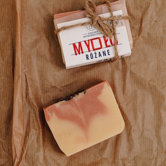 mydło w kostce Różane +/- 85 gram