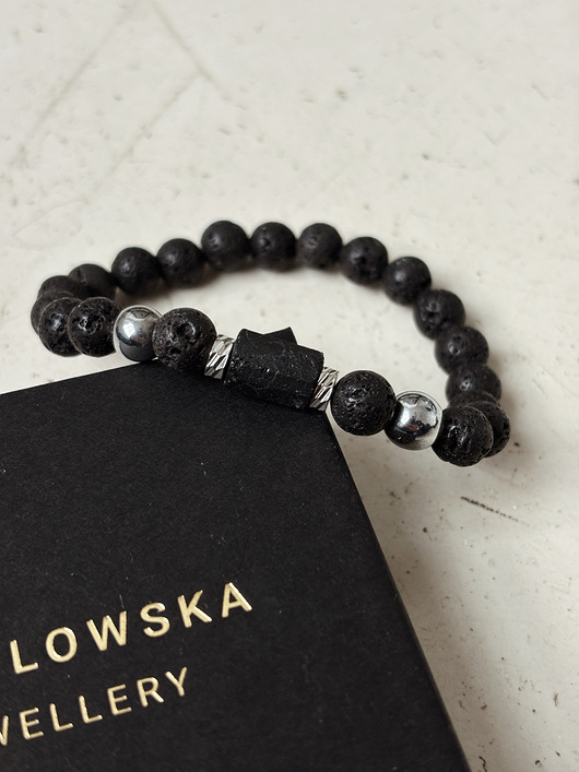 biżuteria męska Bransoletka męska Turmalin