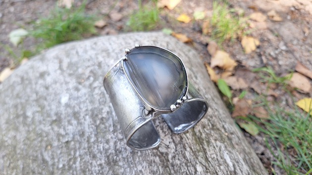 bransoletki wire wrapping Agat - bransoletka regulowana, rezerwacja