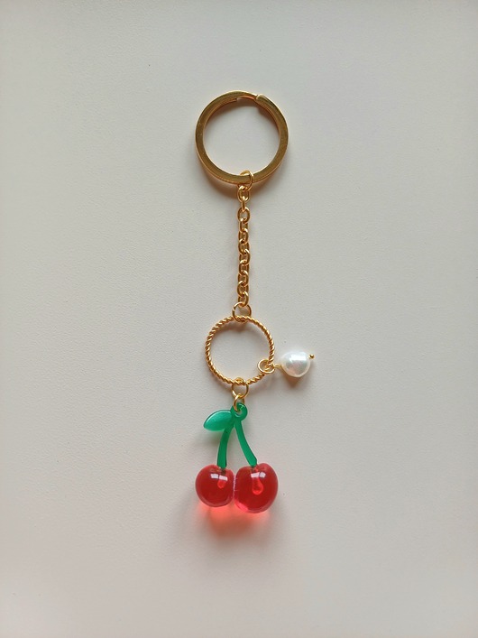 breloki Brelok wiśnie - stal szlachetna