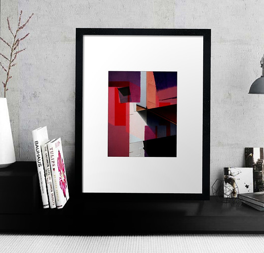 Plakat Grafika autorski wzór "City 3" ThinLine