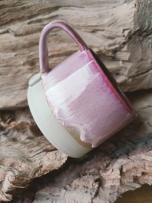 kubki Ceramiczny kubek PINK